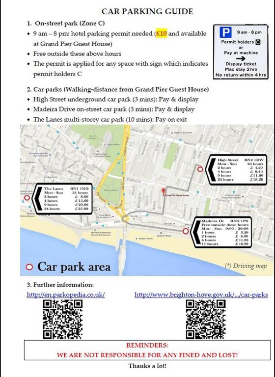 Grand Pier Guest House Brighton Ngoại thất bức ảnh